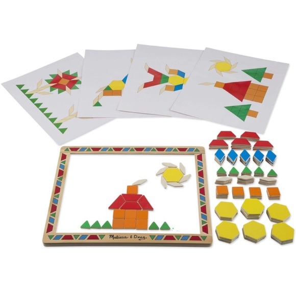 Melissa & Doug Magnetic Pattern Block Kit - Picture 5 of 7